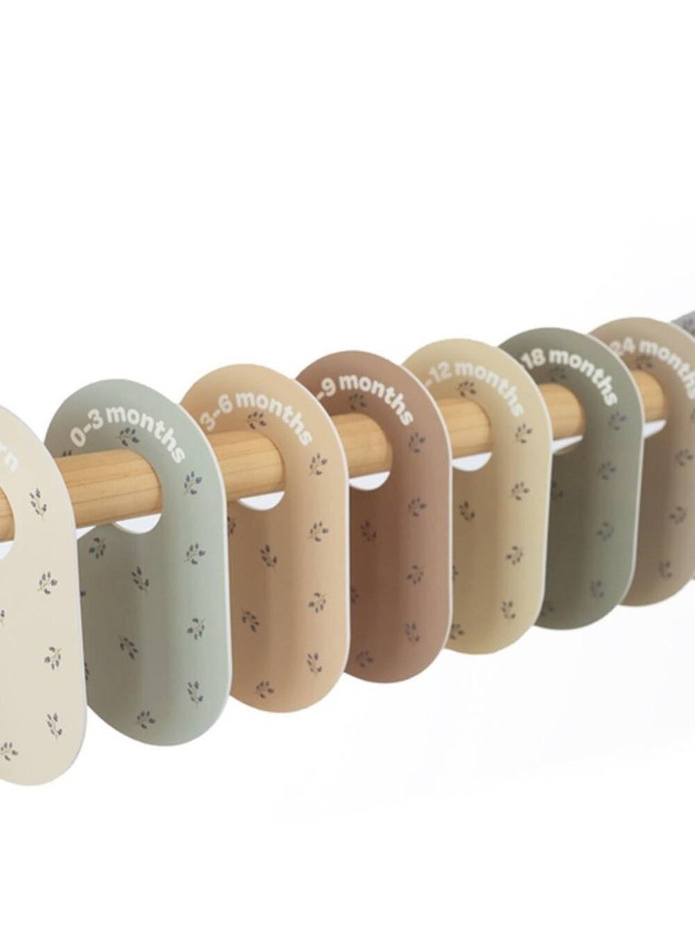 Baby Closet Dividers, Newborn to 2T, Blueberry, 8 Piece Set